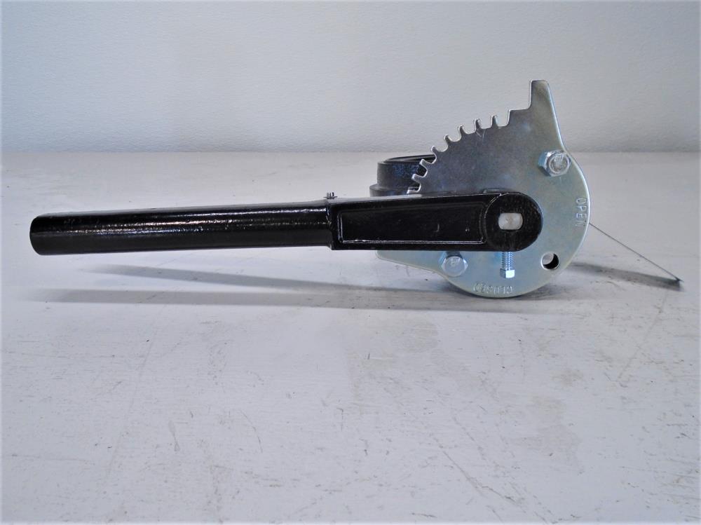 Milwaukee 4" 200# Butterfly Valve, Ductile Iron, Bronze Disc, #MW223B